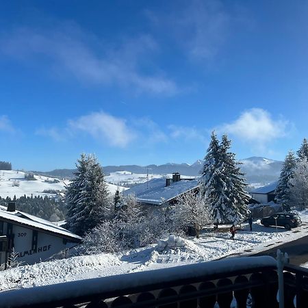 Helle Wohnung Mit Grossem Balkon Oberreute Exterior foto